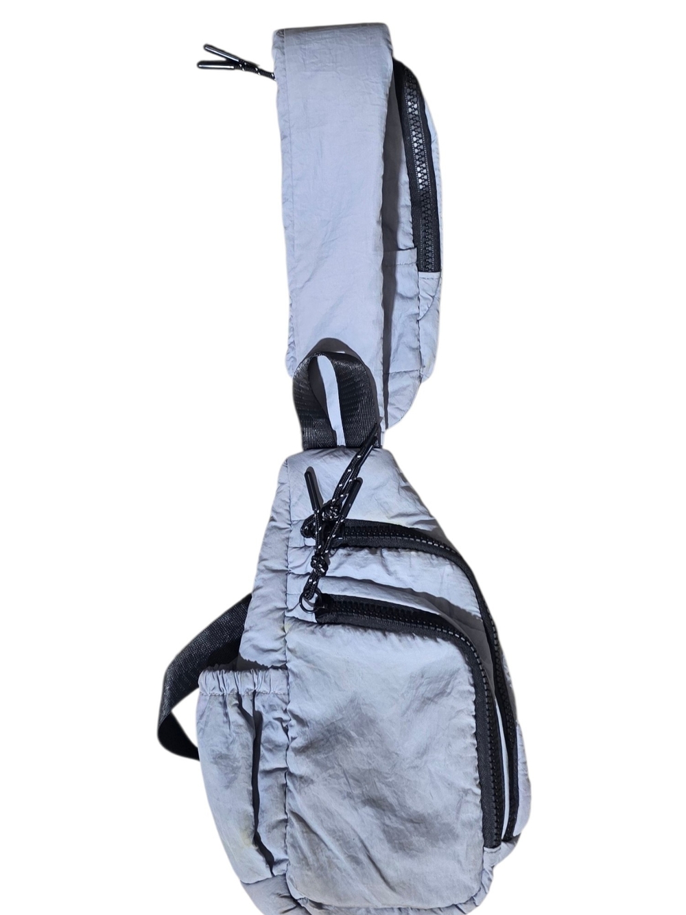 Men's Gray Sling Crossbody Bag - Lightweight Everyday Carry